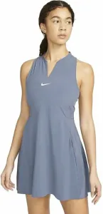 Nike Dri-Fit Advantage Womens Tennis Dress Blue/White S Tenisové šaty