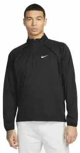 Nike Repel Tour Mens 1/2-Zip Golf Jacket Black/White S Bunda