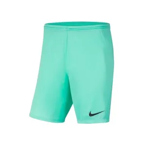 Nike DRI-FIT PARK 3 JR TQO Chlapčenské futbalové šortky, tyrkysová, veľkosť #438412