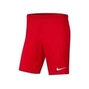 Nike DRI-FIT PARK 3 Pánske kraťasy, červená, veľkosť