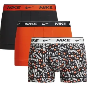 Nike EDAY COTTON STRETCH Pánske boxerky, oranžová, veľkosť