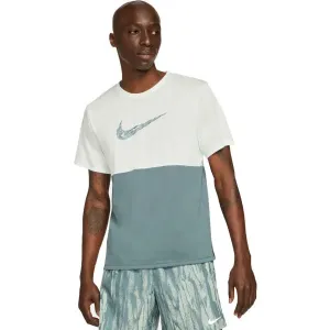 Nike BREATHE RUN TOP SS WR GX M Pánske bežecké tričko, sivá, veľkosť