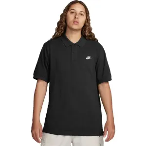 Nike CLUB Pánske tričko polo, čierna, veľkosť