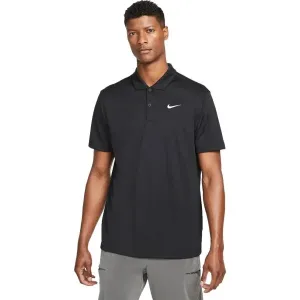 Nike COURT DRI-FIT Pánske tričko polo, čierna, veľkosť #6253301