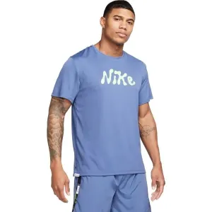 Nike DF UV S72 MILER SS Pánske tričko, svetlomodrá, veľkosť