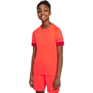 Nike DRI-FIT ACADEMY Detské futbalové tričko, červená, veľkosť #427249