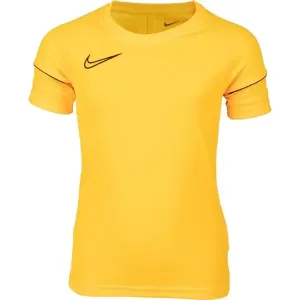 Nike DRI-FIT ACADEMY Detské futbalové tričko, žltá, veľkosť #429649