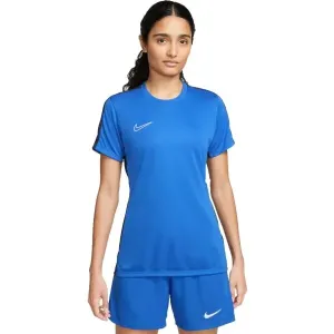 Nike DRI-FIT ACADEMY Dámske futbalové tričko, modrá, veľkosť