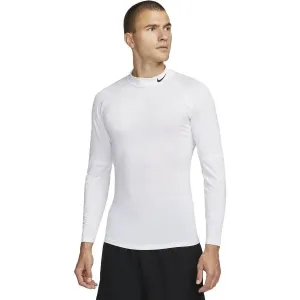 Nike DRI-FIT Pánske termo tričko, biela, veľkosť #8992645