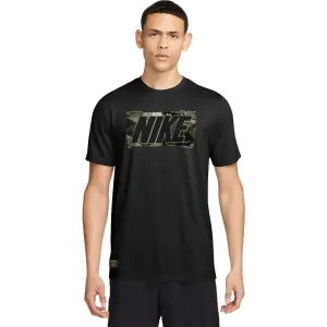 Nike DRI-FIT Pánske tričko, čierna, veľkosť #8979385
