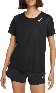 Nike DF RACE TOP SS W Dámske bežecké tričko, čierna, veľkosť