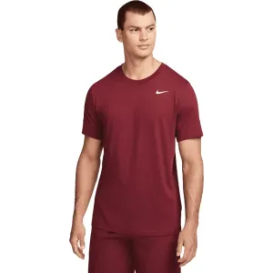 Nike DRY TEE DFC CREW SOLID M Pánske tréningové tričko, vínová, veľkosť #439657