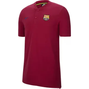 Nike FCB M NSW MODERN GSP AUT Pánske futbalové tričko polo, vínová, veľkosť XXL #7463201