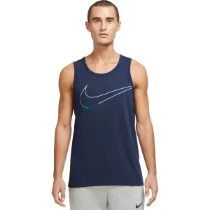 Nike M NK DF TANK 6/1 GFX Pánske tielko, tmavo modrá, veľkosť #6207024