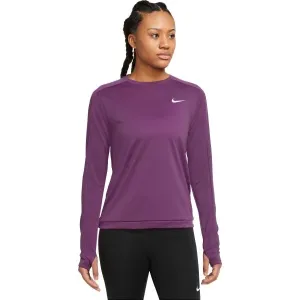 Nike NK DF PACER CREW Dámske bežecké tričko, fialová, veľkosť S