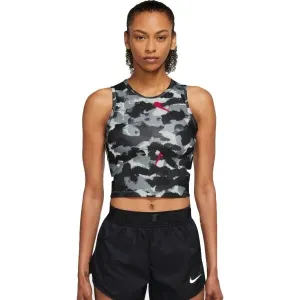 Nike NK DF TANK SSNL NV Dámsky športový top, tmavo sivá, veľkosť #470074