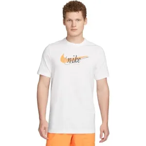 Nike NK DF TEE HERITAGE Pánske tričko, biela, veľkosť #6717028