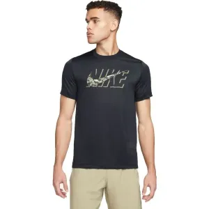 Nike NK DF TEE RLGD CAMO Pánske tréningové tričko, čierna, veľkosť #6716023