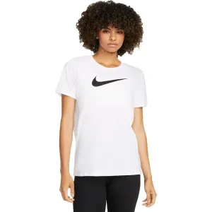 Nike NK DF TEE SWOOSH Dámske tričko, biela, veľkosť #6276931