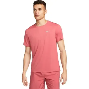 Nike NK DF UV MILER SS Pánske tréningové tričko, červená, veľkosť