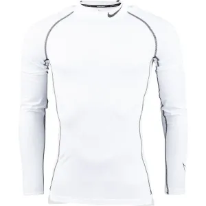 Nike NP DF TIGHT LS MOCK M Pánske tréningové tričko, biela, veľkosť L