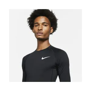 Nike NP DF TIGHT TOP LS M Pánske tričko s dlhým rukávom, čierna, veľkosť L