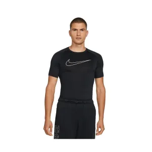 Nike NP DF TIGHT TOP SS M Pánske tréningové tričko, čierna, veľkosť M