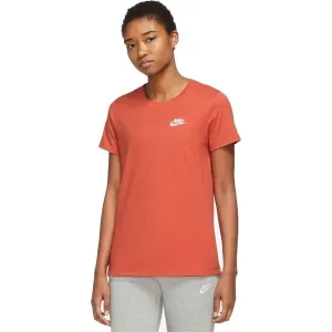 Nike NSW CLUB TEE W Dámske tričko, oranžová, veľkosť #423053