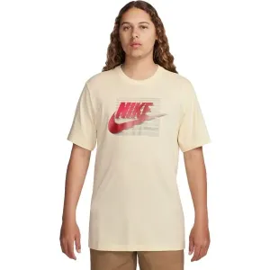 Nike SPORTSWEAR Pánske tričko, béžová, veľkosť #9588336