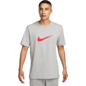 Nike SPORTSWEAR Pánske tričko, sivá, veľkosť #9328241