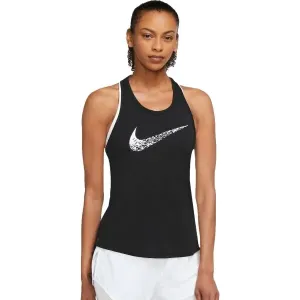 Nike W NK SWOOSH RUN TANK Dámske športové tielko, čierna, veľkosť #437309