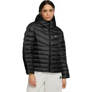 Nike NSW WR LT WT DWN JKT W Dámska zimná bunda, čierna, veľkosť L
