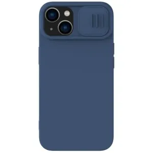 Nillkin CamShield Silky Silikónový Kryt na Apple iPhone 15 Plus Midnight Blue