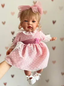 Realistická španielska bábika- Celia Elegant, blondínka 45cm #8976342