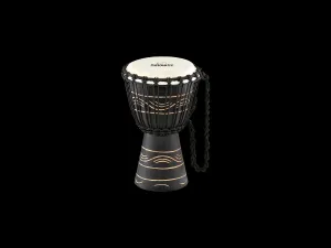 NINO DJEMBE AFRICAN X-SMALL BLACK CARVING