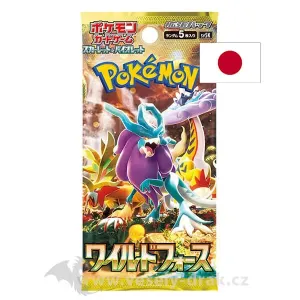 Nintendo Pokémon Scarlet and Violet Wild Force Booster - japonsky