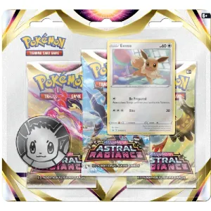Nintendo Pokémon Sword and Shield – Astral Radiance 3 Pack Blister - Eevee