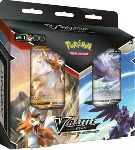 Nintendo Pokémon V Battle Deck Bundle Lycanroc V vs Corviknight V