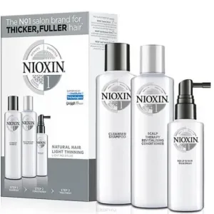 Nioxin Sada vlasovej starostlivosti pre jemné mierne rednúce prírodné vlasy System 1
