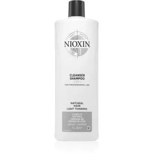 Nioxin Čistiace šampón pre jemné mierne rednúce prírodné vlasy System 1 (Shampoo Cleanser System 1 ) 1000 ml