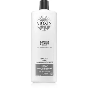 Nioxin System 2 Cleanser 1000 ml šampón pre ženy proti vypadávaniu vlasov; na jemné vlasy