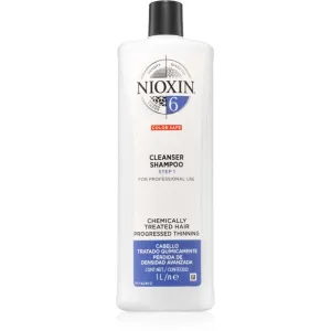 Nioxin Čistiaci šampón pre rednúce normálnu až silné prírodné aj chemicky ošetrené vlasy System 6 (Shampoo Cleanser System 6 ) 1000 ml