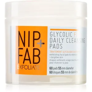 NIP + FAB Čistiace pleťové tampóny Glycolic Fix (Daily Clean sing Pads) 60 ks