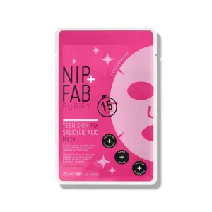 NIP + FAB Plátínková maska na tvár Salicylic Fix (Sheet Mask) 25 ml