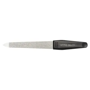 Nippes Solingen Pilník zafírový špicatý čierny, 110 mm