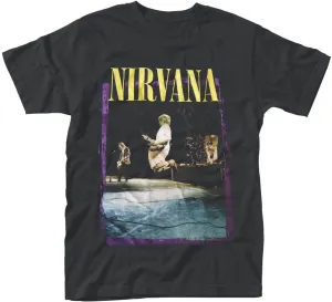 Nirvana tričko Stage Jump Čierna L