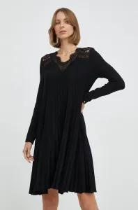 Šaty Nissa čierna farba, mini, oversize #2571703