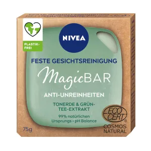Nivea Magic Bar Anti-Blemishes Clay & Green Tea 75 g čistiace mydlo pre ženy