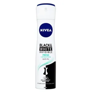 Nivea Black & White Invisible Fresh 48h 150 ml antiperspirant pre ženy deospray
