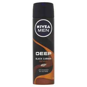Nivea Men Deep antiperspirant v spreji pre mužov Black Carbon Espresso 150 ml